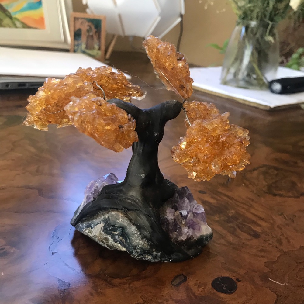 Tree of Life with Amethyst and Amber